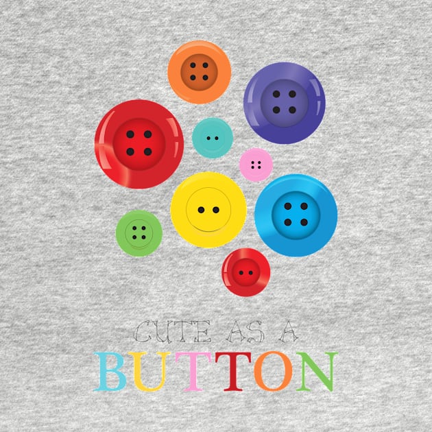cute as a button by creativemonsoon